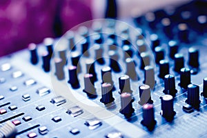 Button to adjust the volume control.