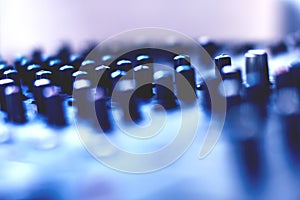 Button to adjust the volume control.