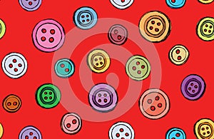 Button. Vector drawing