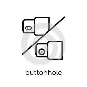 buttonhole icon from Sew collection.