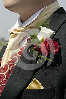 Buttonhole roses photo