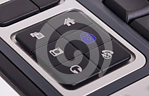 Buttons on a keyboard - Lock