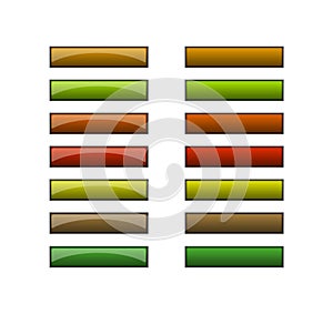 Buttons for web - earth colors