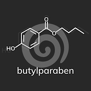 Butylparaben chemical formula