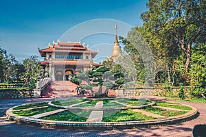 Buu Long pagoda at District 9, Ho Chi Minh City, Vietnam