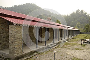 restored historical buxa fort police guard barrack