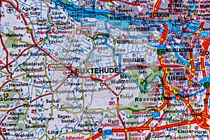 Buxtehude, Germany, on a road m
