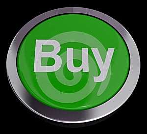 Buy Button For Commerce Or Retail Purchasing