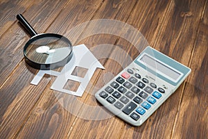 Buy house Mortgage calculations, calculator with Magnifier