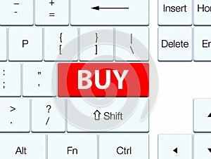 Buy red keyboard button