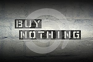 Buy nothing gr