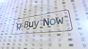 Buy Now button. Electronic commerce concept.