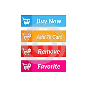 buy now button vector design. online shop icon material design