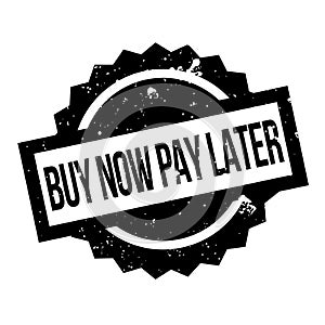 Buy Now Pay Later rubber stamp