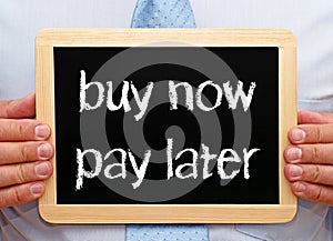 Buy now and pay later - shopping and finance