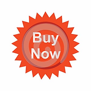 Buy Now Tag icon vector image.