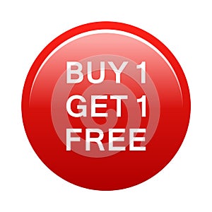 Buy one get one free button