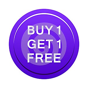 Buy one get one free button