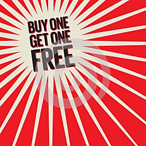 Buy One, Get One Free Poster