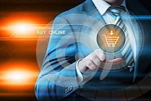 Buy online shopping order internet business technology concept