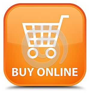 Buy online special orange square button
