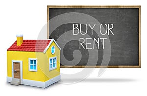 Buy or rent on Blackboard with 3d house