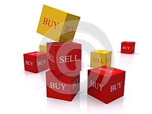 Buy and sell cubes