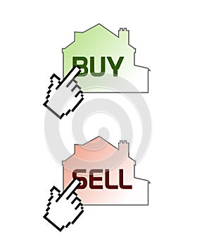 Buy sell on line real estate