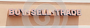 Buy Sell Trade Consignment Shop Sign