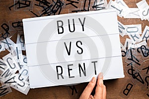 Buy VS Rent