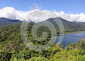 Buyan and Tamblingan lake in Buleleng regency of Bali Indonesia