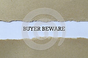 Buyer beware on paper