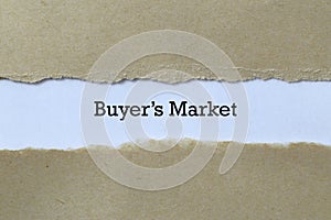 Buyer`s market on paper