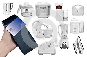 Buying of different kitchen appliances