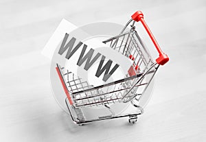 Buying domain name for company website.