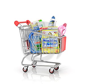 Buying of household goods. photo