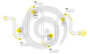 Buying process, Technical documentation and Job interview icons set. Education sign. Vector