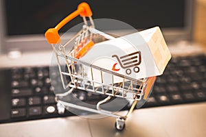 Buying and selling online, idea about digital commerce