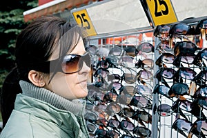 Buying sunglasses
