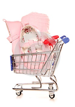 Buying for your new baby shopping trolley