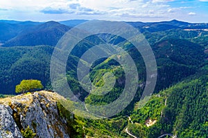 Buynovo River Gorge landscape, from the Eagle Eye