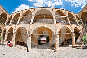 Buyuk Han (The Great Inn) courtyard entrance. Nicosia. Cyprus