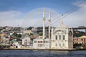 Buyuk Mecidiye Mosque in Istanbul, Turkey