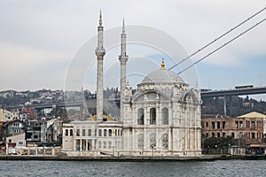 Buyuk Mecidiye Mosque in Istanbul, Turkey