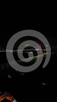 Buyuk Mecidiye Mosque in Ortakoy District, Istanbul, Turkey