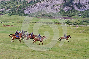 Buzkashi in Kyrgyzstan