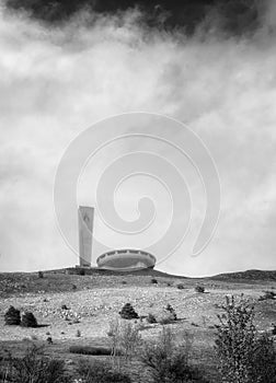 Buzludzha monument in Bulgaria