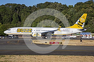 Buzz Air by Ryanair Boeing 737-8 MAX with thrust reversers