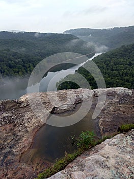 Buzzed Rock overlook Big South fork photo