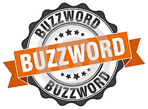 buzzword seal. stamp